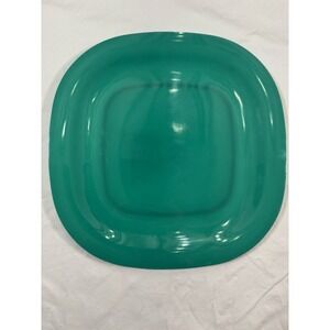Vintage Green Melamine Plate – Retro Kitchenware